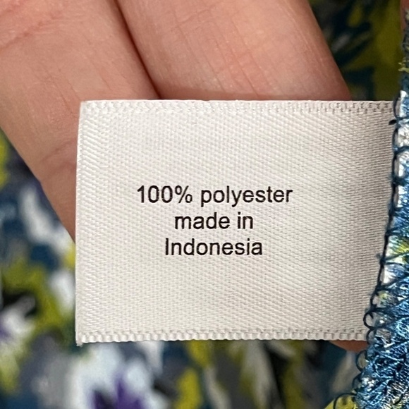 Lane Bryant Floral Top 18 Green Euro Summer Boho Western Neutral Cowgirl Classic - Picture 8 of 13